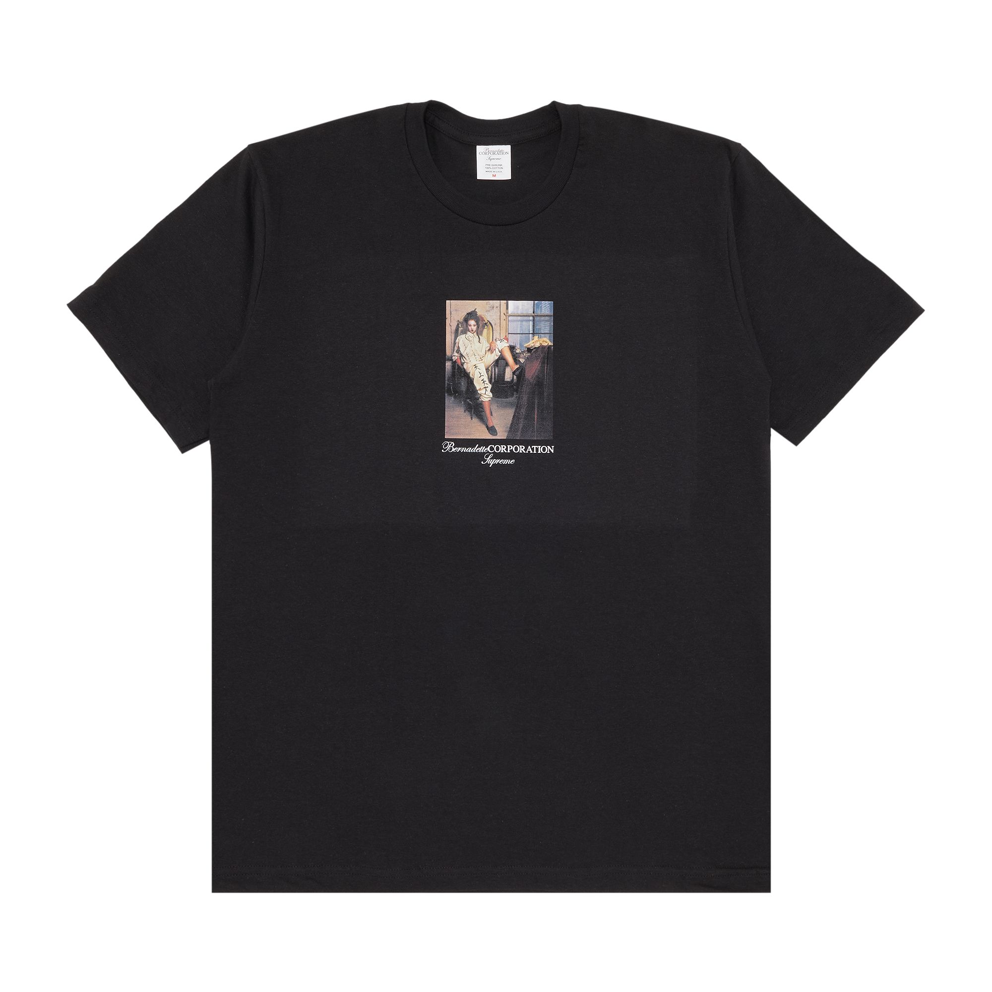 SUPREME SUPREME X BERNADETTE CORPORATION FUCK TEE 'BLACK'