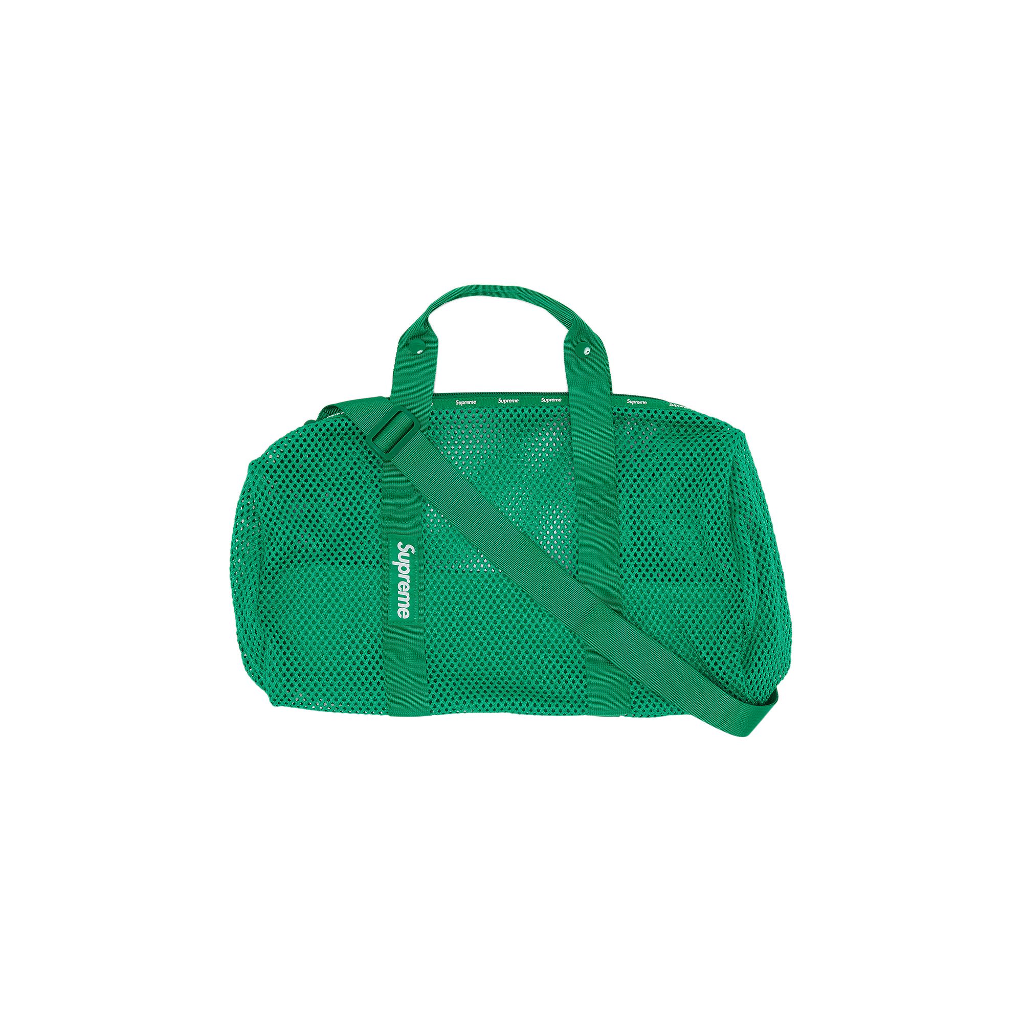 Supreme Mesh Duffle Bag 'Green' | Men's Size Onesize