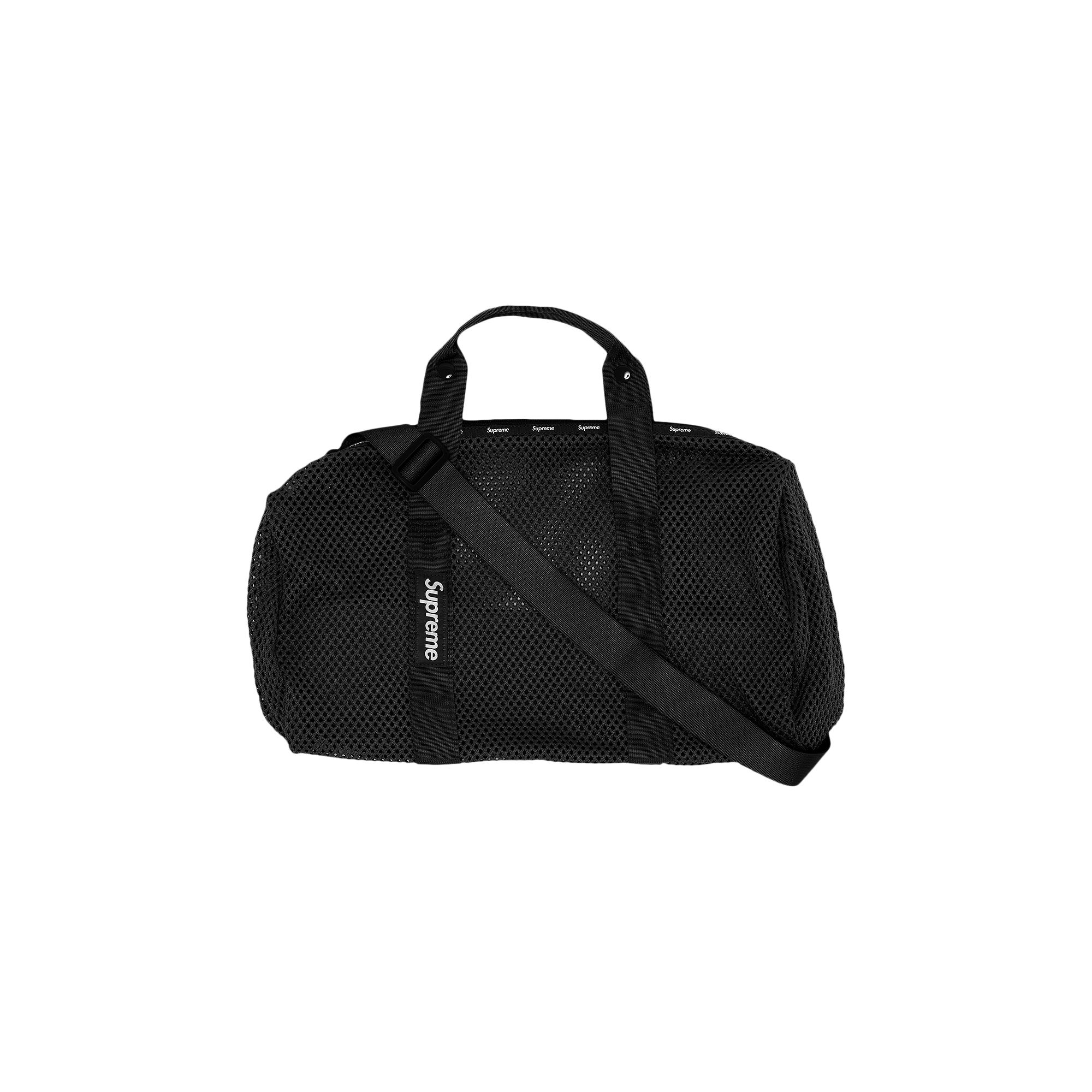 Supreme Mesh Duffle Bag 'Black' | Men's Size Onesize