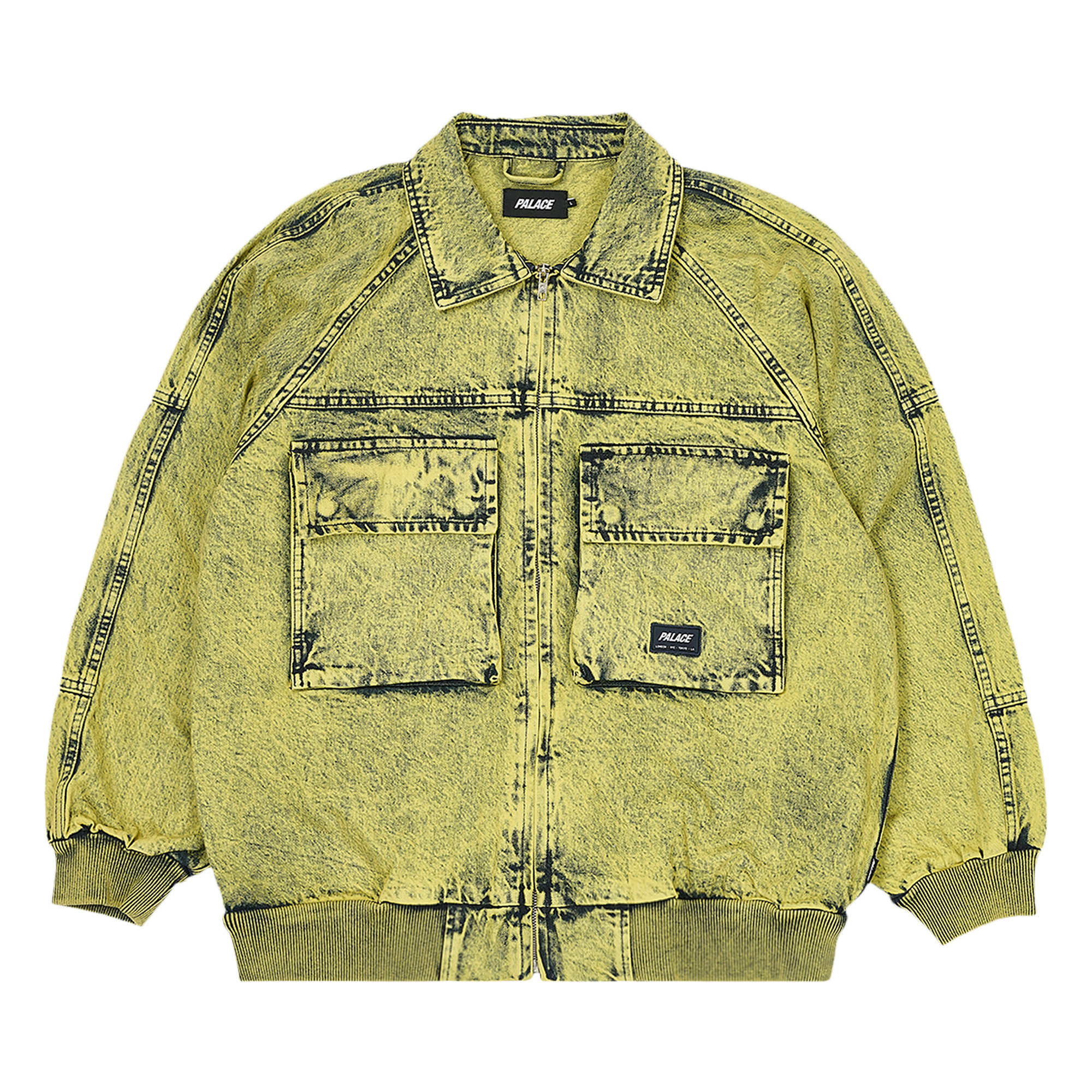 Pre-owned Palace Acid Jacket 'green'