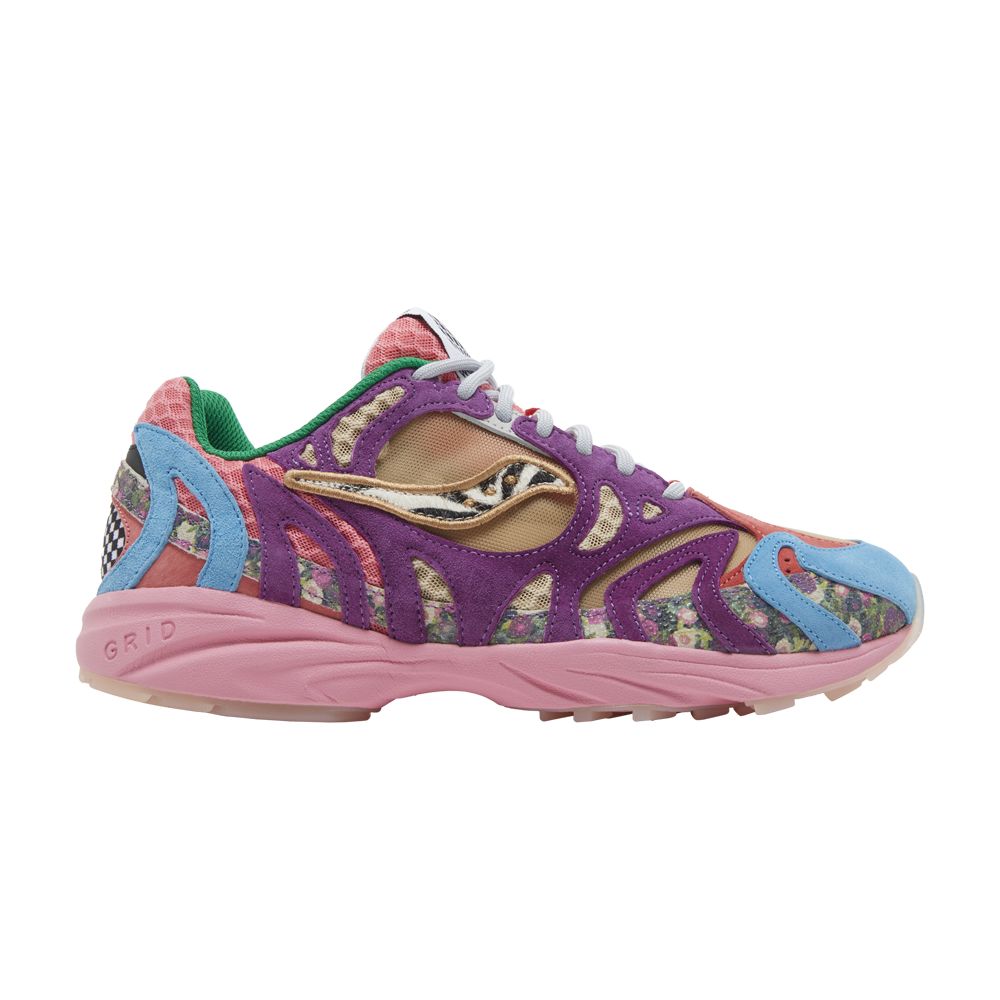 Pre-owned Saucony Jae Tips X Grid Azura 2000 'remember Who Fronted' In Multi-color