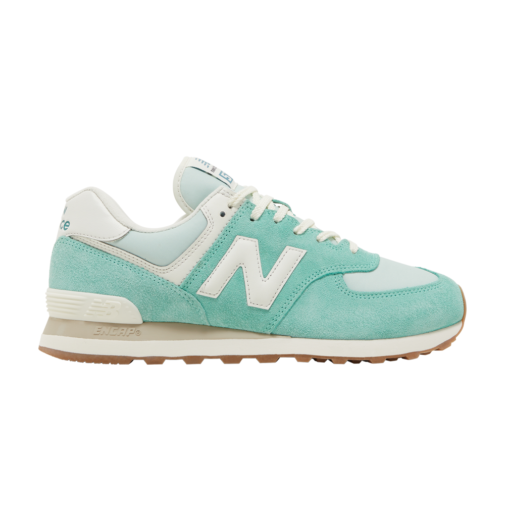 Pre-owned New Balance 574 'green White Gum'