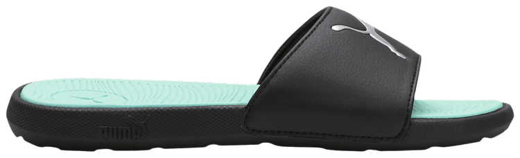 Puma Wmns Cool Cat 20 Slide Black Fair Aqua