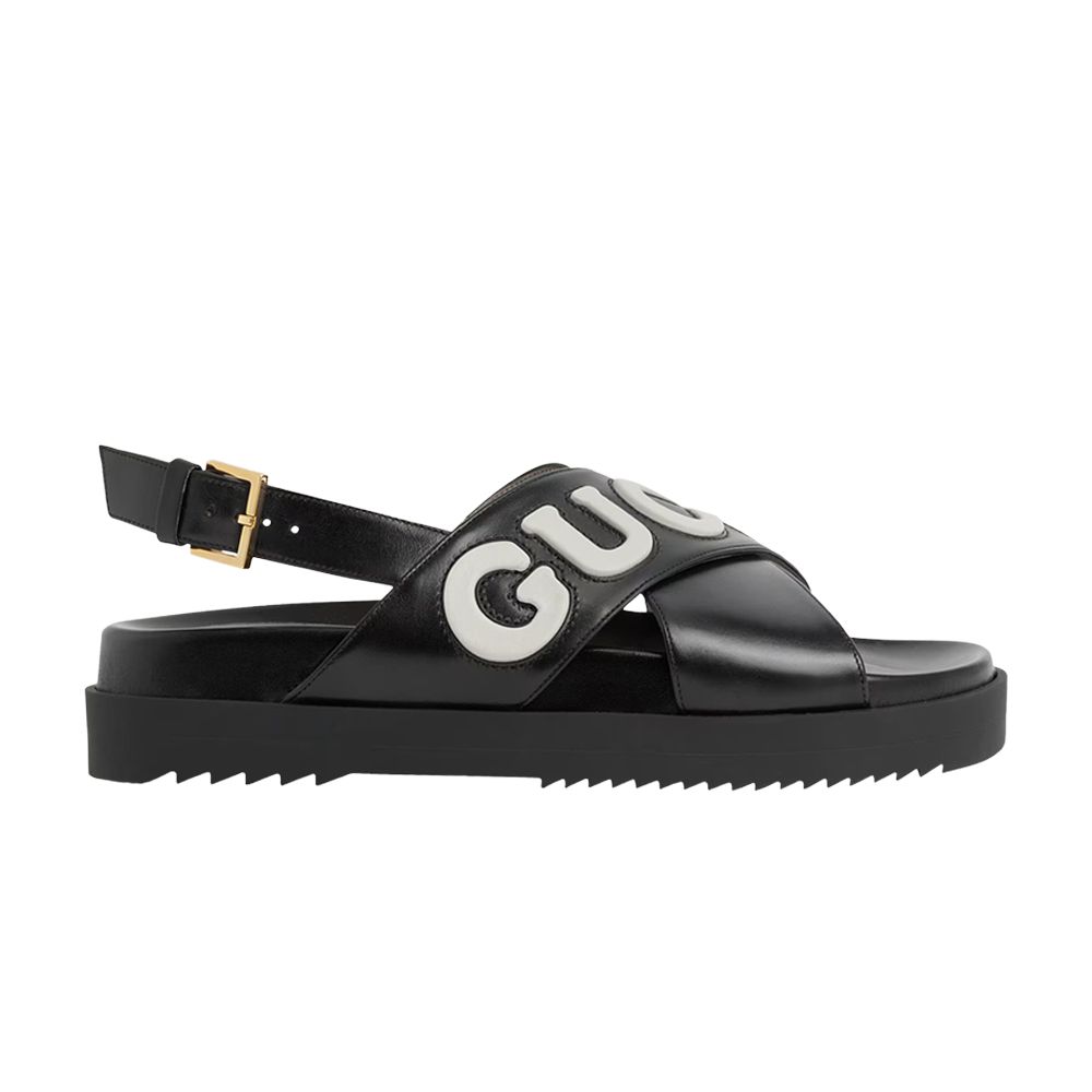 Gucci Wmns Sandal 'Black White' - 738691-AAB3J-1363