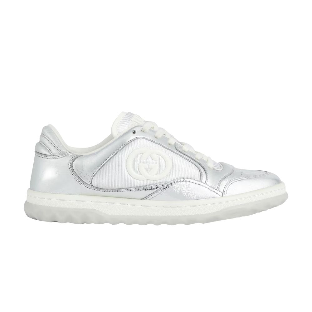 Pre-owned Gucci Wmns Mac80 Sneaker 'metallic Silver'
