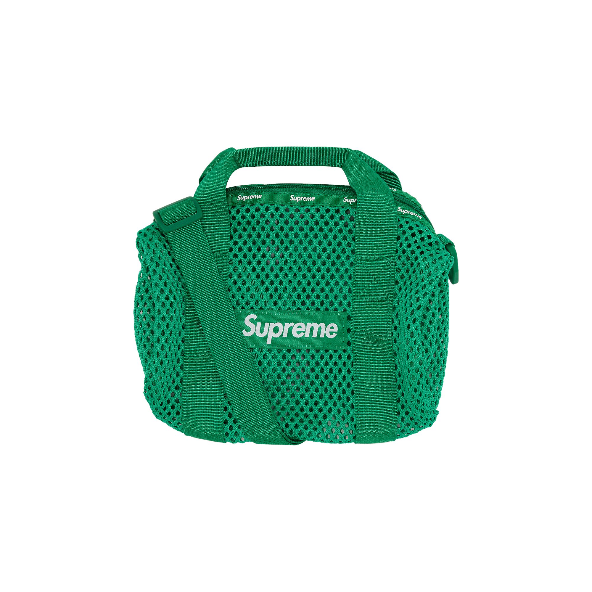 Pre-owned Supreme Mesh Mini Duffle Bag 'green'