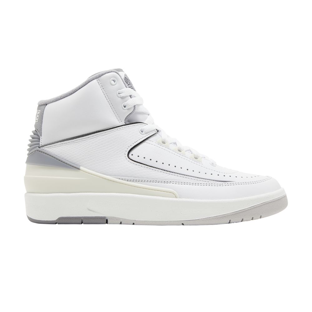Pre-owned Air Jordan 2 Retro Gs 'white Cement' | Kid's Size 4.5