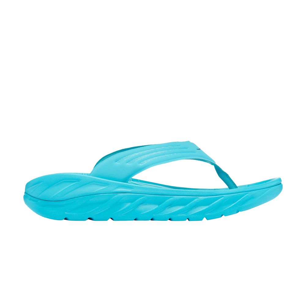 HOKA Ora Recovery Flip Slide 'Scuba Blue' | Men's Size 7