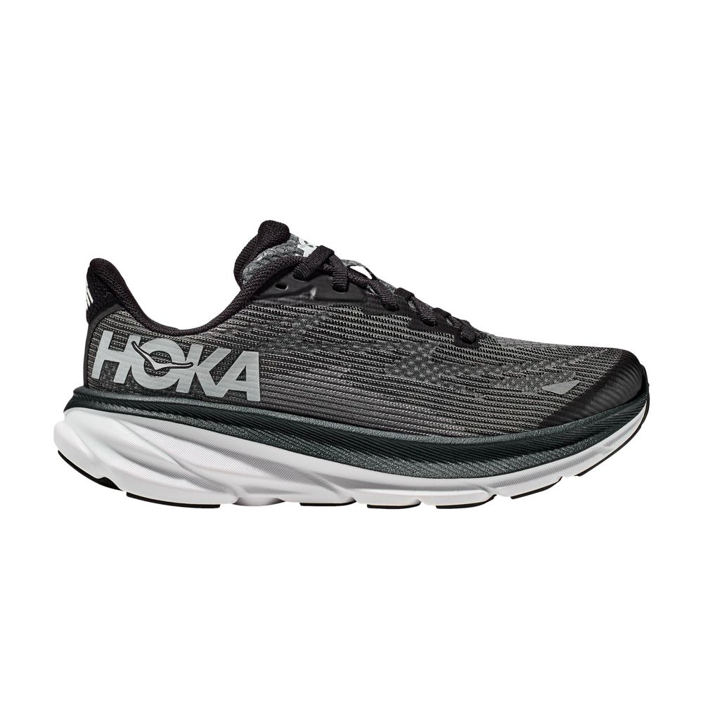 Hoka One One Clifton 9 Kids 'Black White' | Kid's Size 6.5