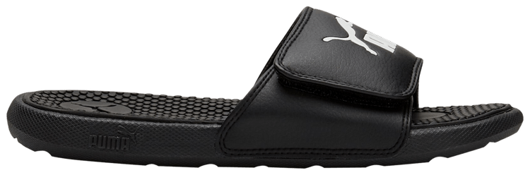 Puma Cool Cat 5 Slide Big Kid Black White