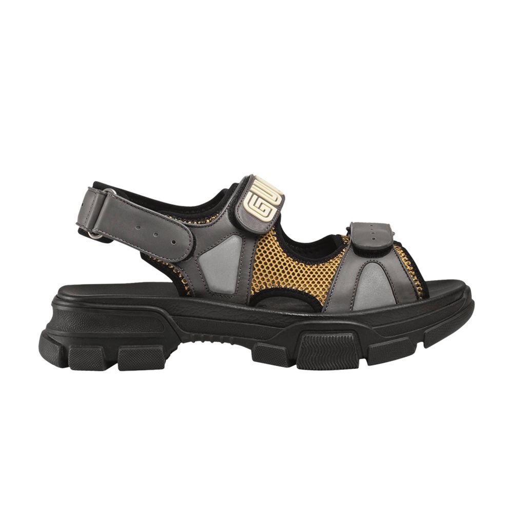 Pre-owned Gucci Sandal Sega 'grey'