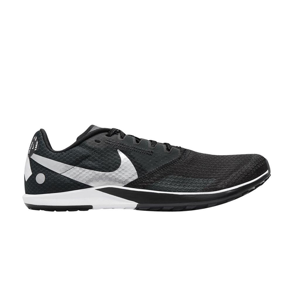 NIKE ZOOM RIVAL WAFFLE 6 'BLACK METALLIC SILVER'