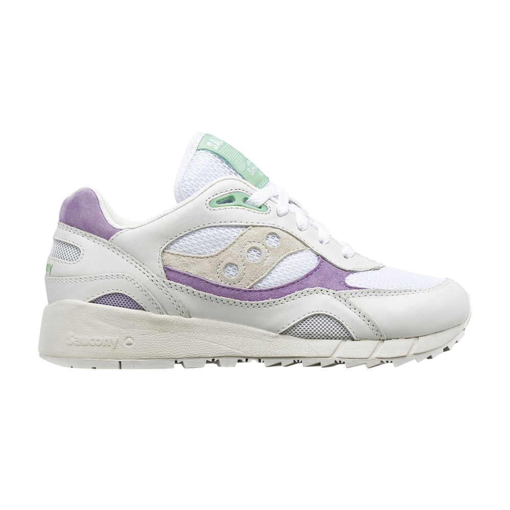 Pre-owned Saucony Wmns Shadow 6000 'white Purple Green'