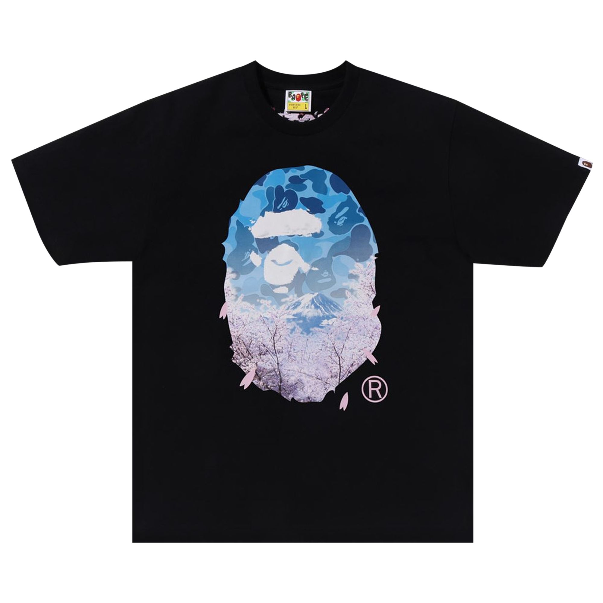 BAPE BAPE SAKURA PHOTO APE HEAD 'BLACK'