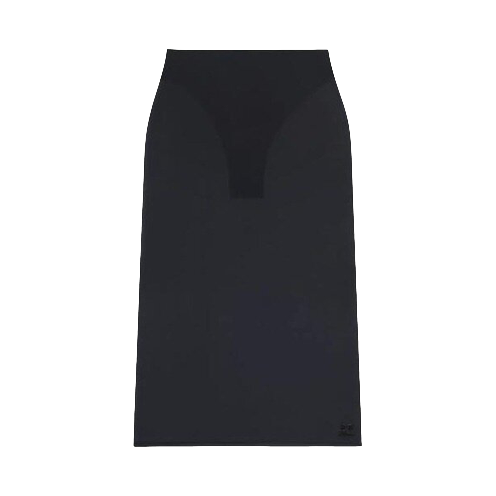 Pre-owned Courrèges 2nd Skin Tube Skirt 'black'
