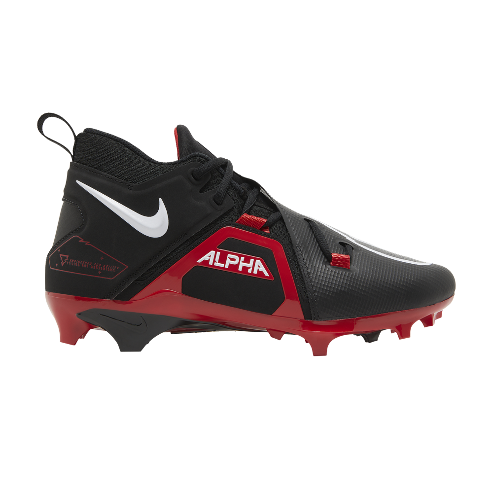 Pre-owned Nike Alpha Menace Pro 3 'black University Red'