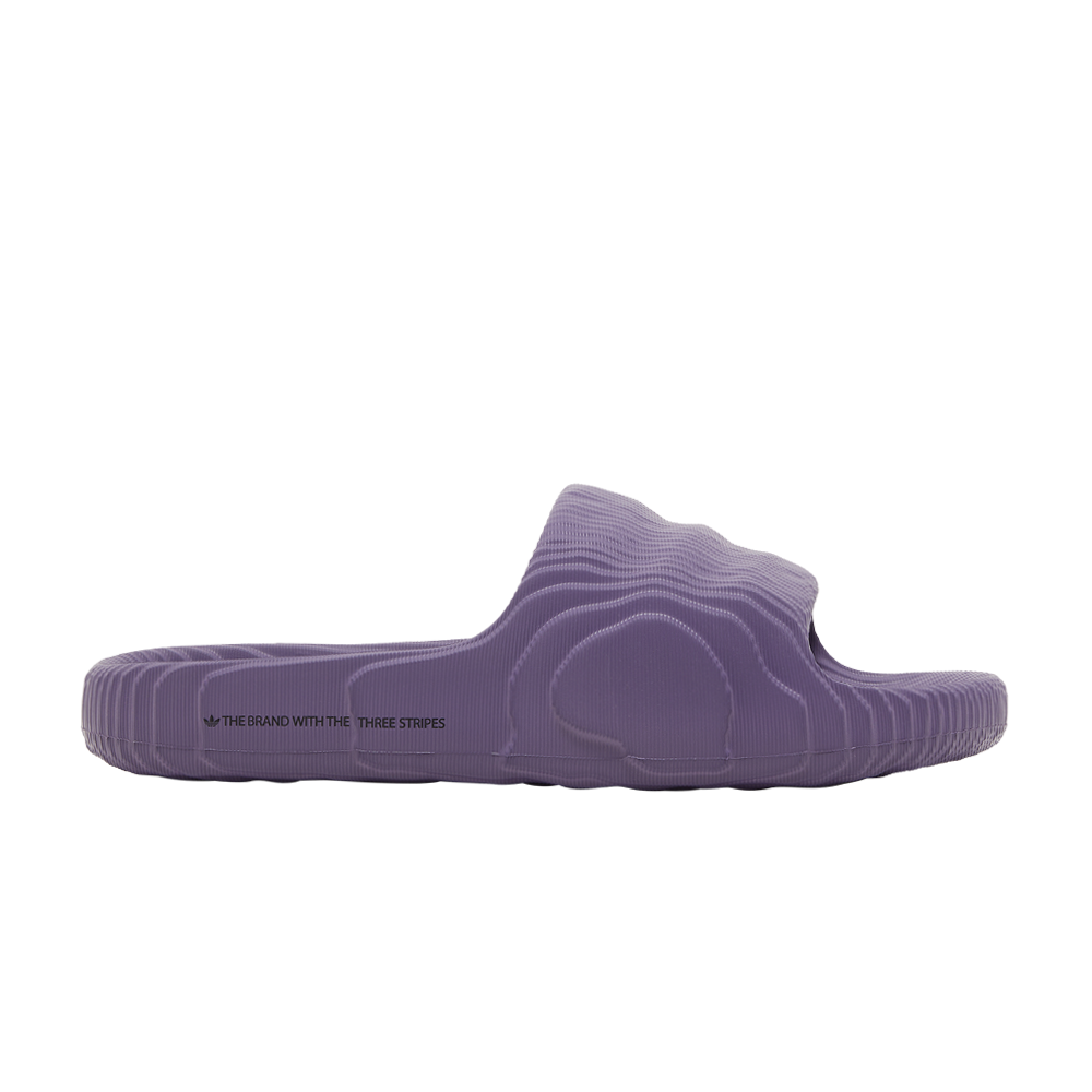 Pre-owned Adidas Originals Adilette 22 Slides 'tech Purple'