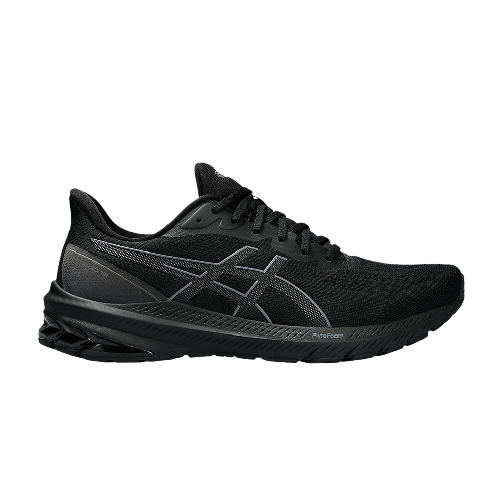 Pre-owned Asics Gt 1000 12 Extra Wide 'black Carrier Grey'