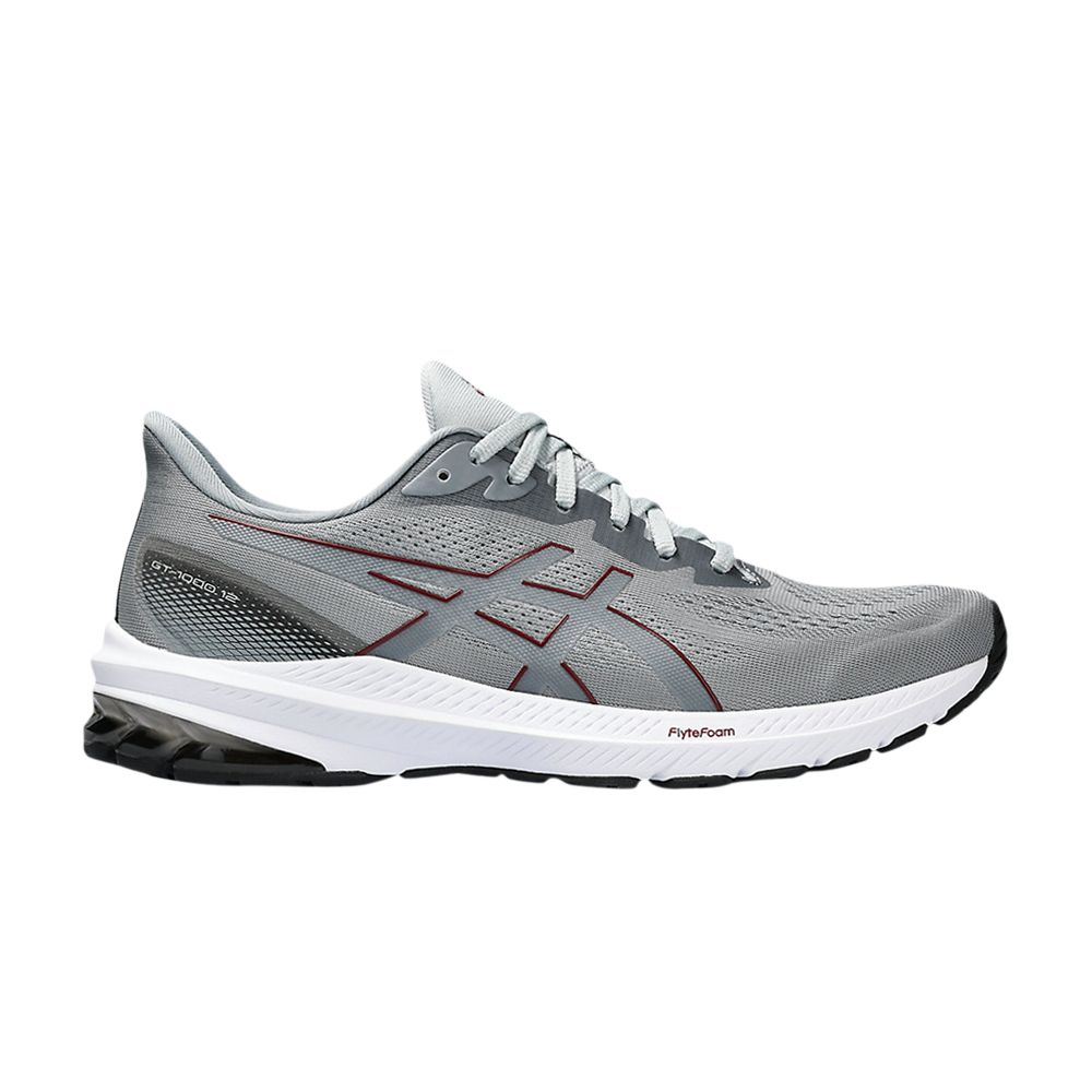 Pre-owned Asics Gt 1000 12 Wide 'sheet Rock Antique Red' In Grey