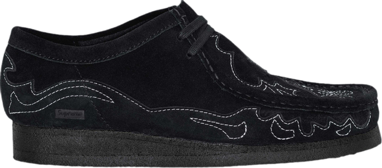 Clarks Wallabee Boots Supreme: Western Cut Out Black