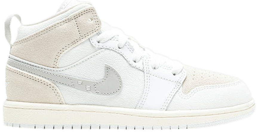 Buy Air Jordan 1 Mid SE Craft PS 'Inside Out White Sail' FB9141 120