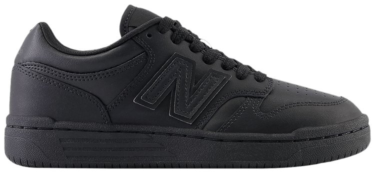 New Balance 480 Big Kid Triple Black