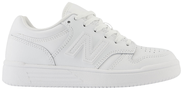New Balance 480 Little Kid Wide Triple White