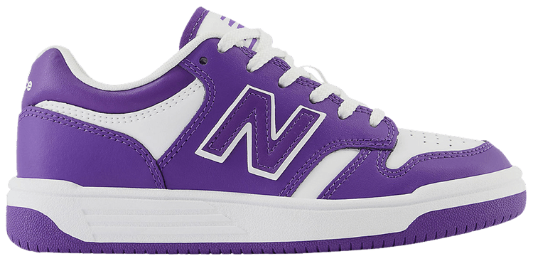 New Balance 480 Little Kid Prism Purple White