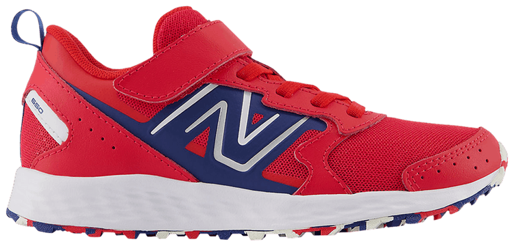 New Balance Fresh Foam 650 Bungee Lace Top Strap Big Kid Wide Team Red Night Sky