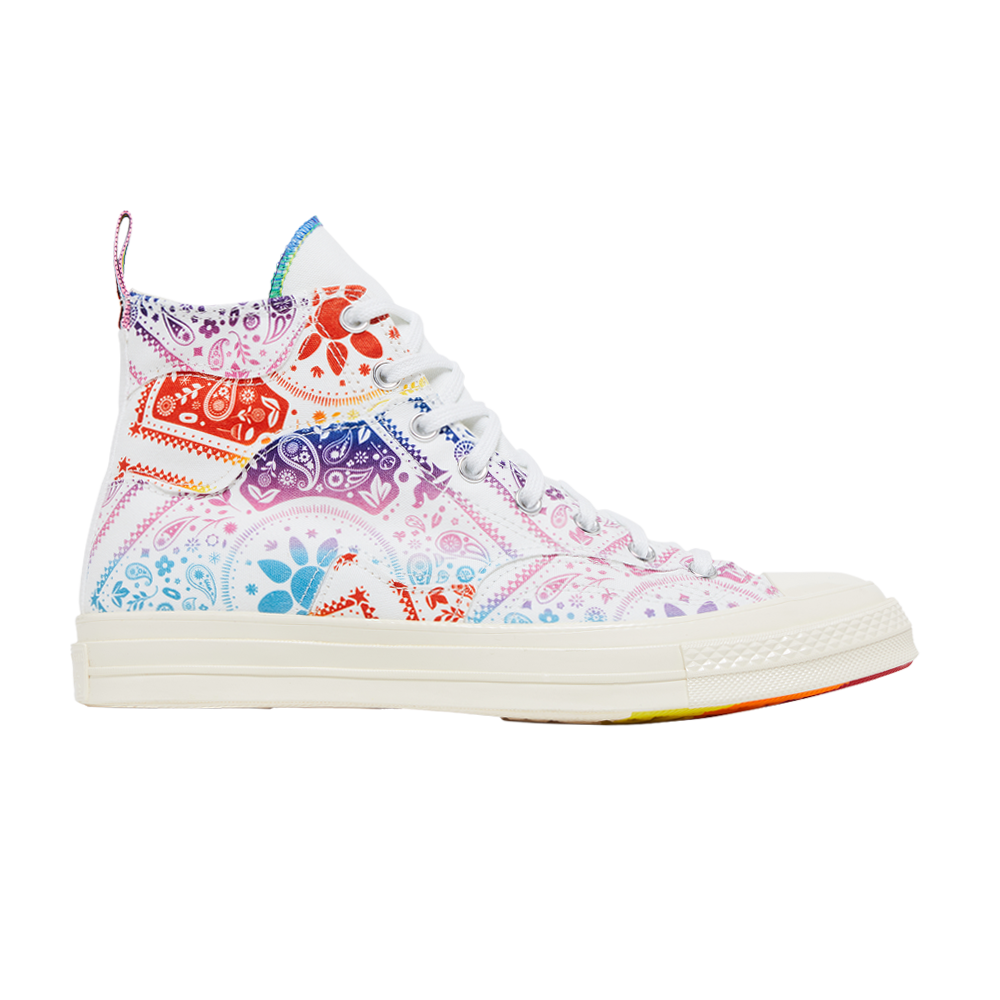 Pre-owned Converse Chuck 70 High 'pride' In White