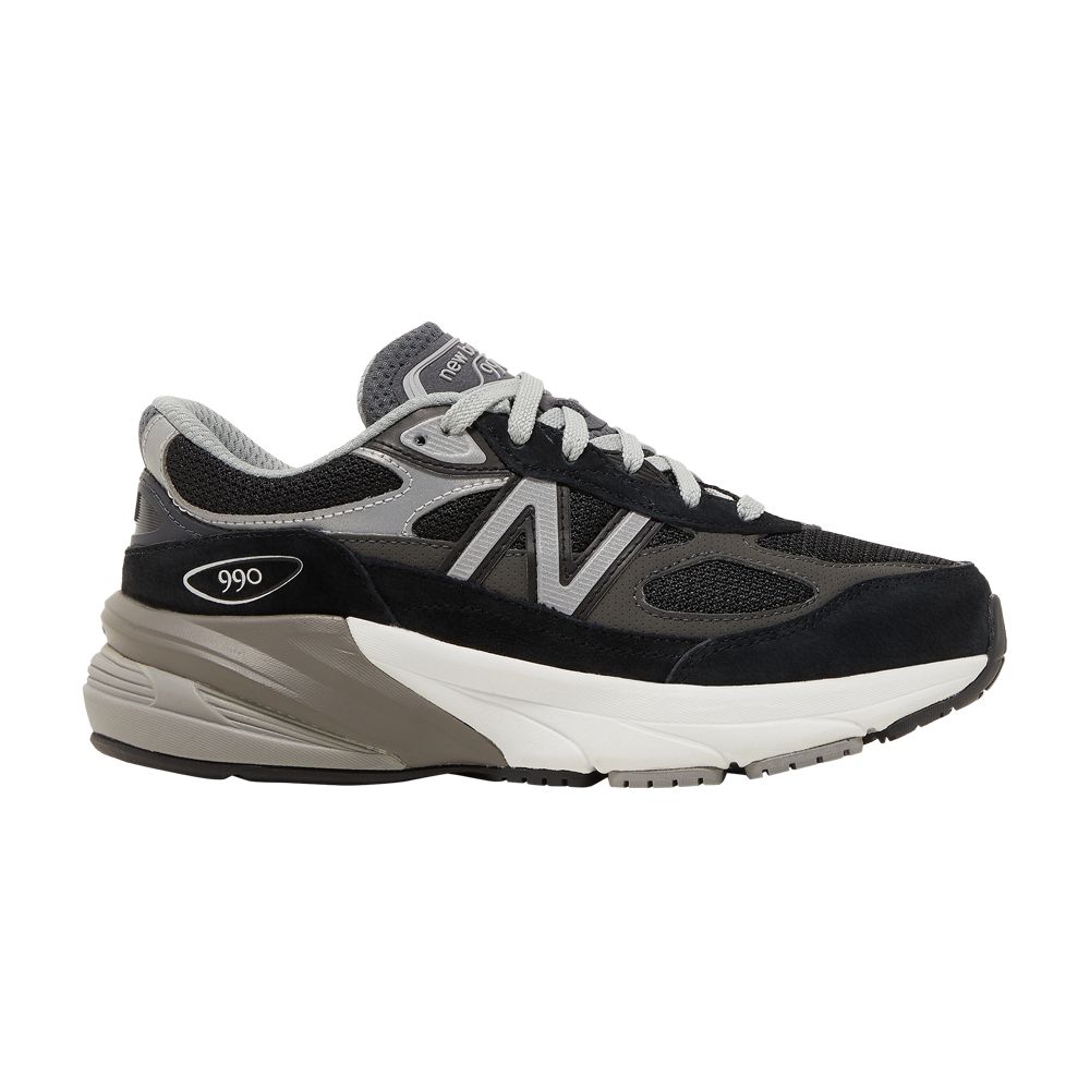 New Balance 990v6 Big Kid 'Black Silver' | Kid's Size 5