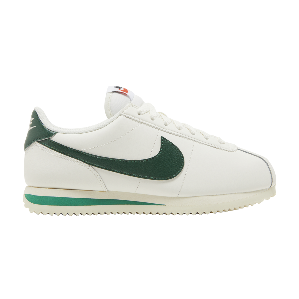 Pre-owned Nike Wmns Cortez 'gorge Green' In Cream