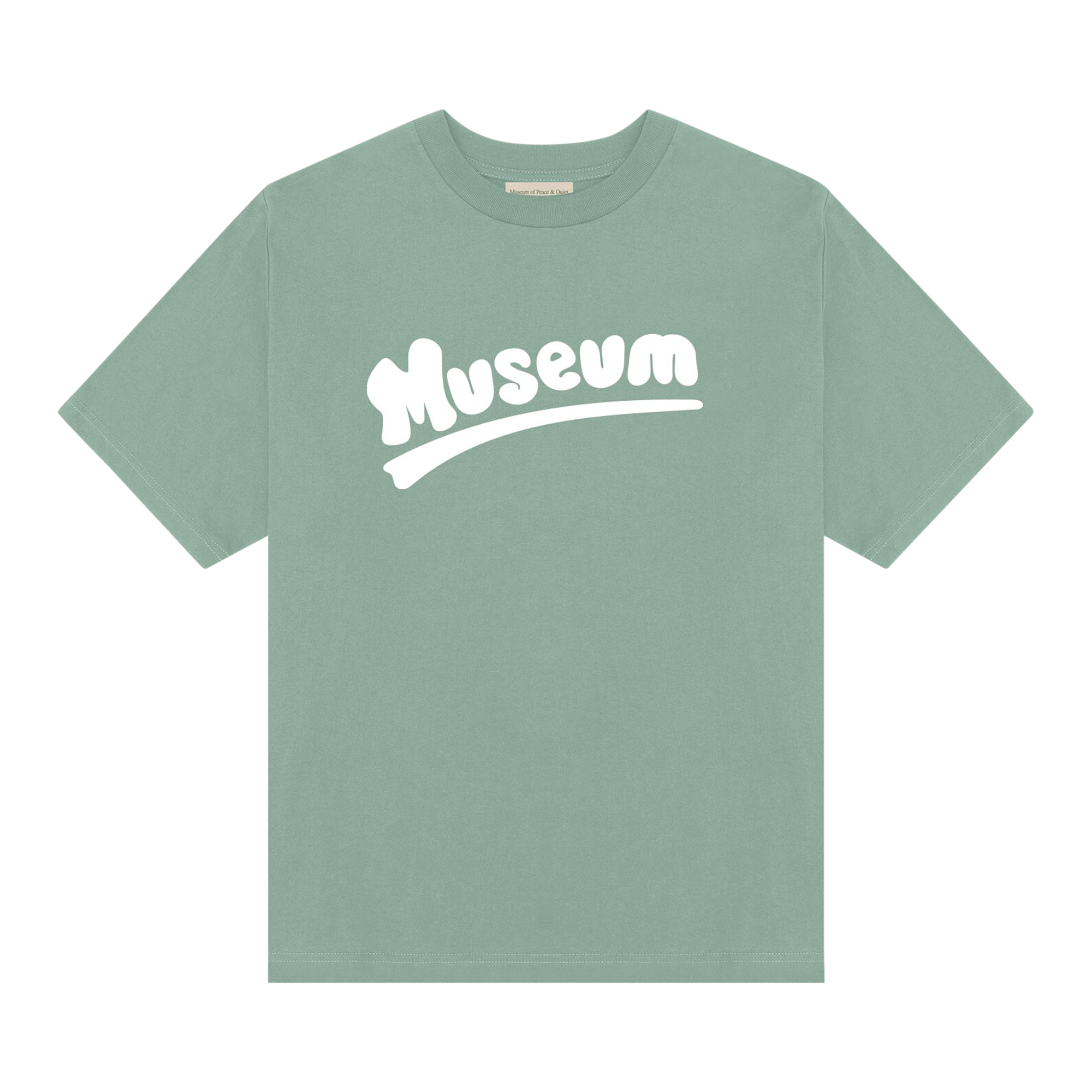 Pre-owned Museum Of Peace And Quiet Museum Of Peace & Quiet Bubble T-shirt 'sage' In Green