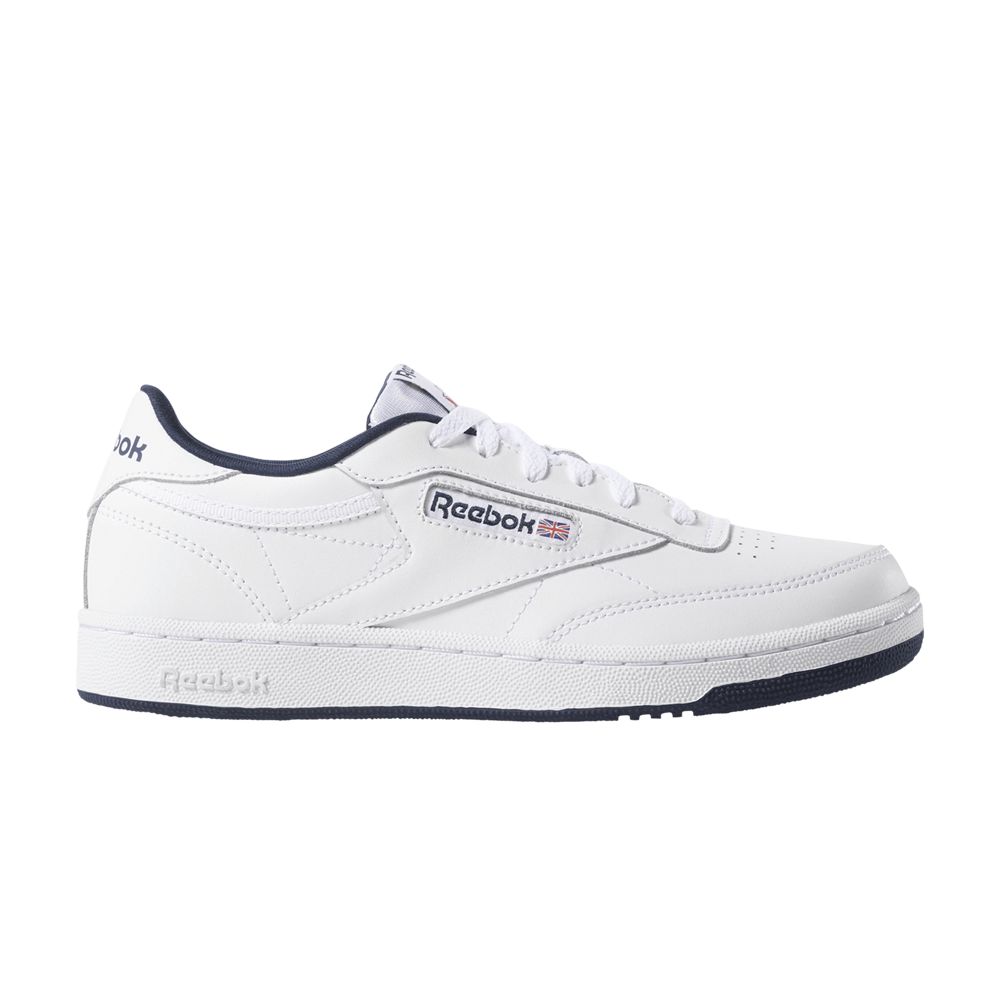 Pre-owned Reebok Club C Big Kid 'white Navy' | Kid's Size 5.5