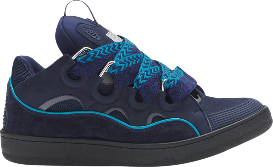 Buy Lanvin Curb Sneakers 'Navy Blue Grey' - FM SKRK11 DRAG E232913 | GOAT