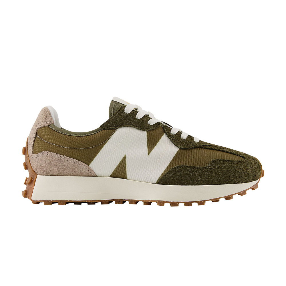 Pre-owned New Balance 327 'dark Moss Gum' In Green