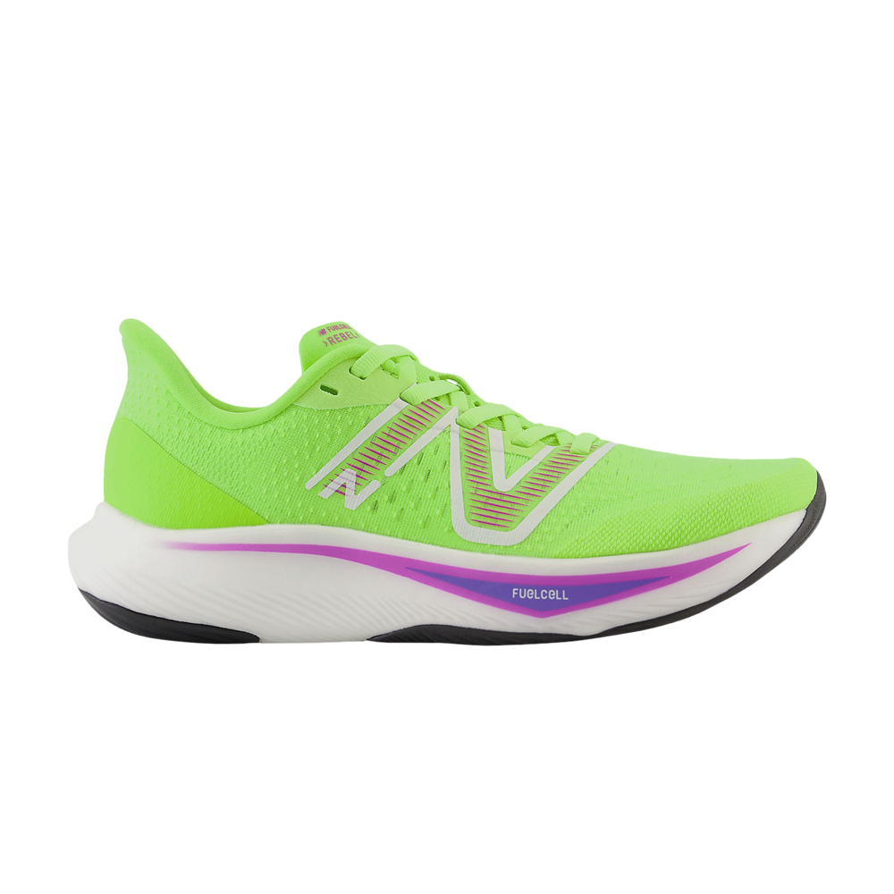 Pre-owned New Balance Wmns Fuelcell Rebel V3 'thirty Watt Cosmic Rose' In Green