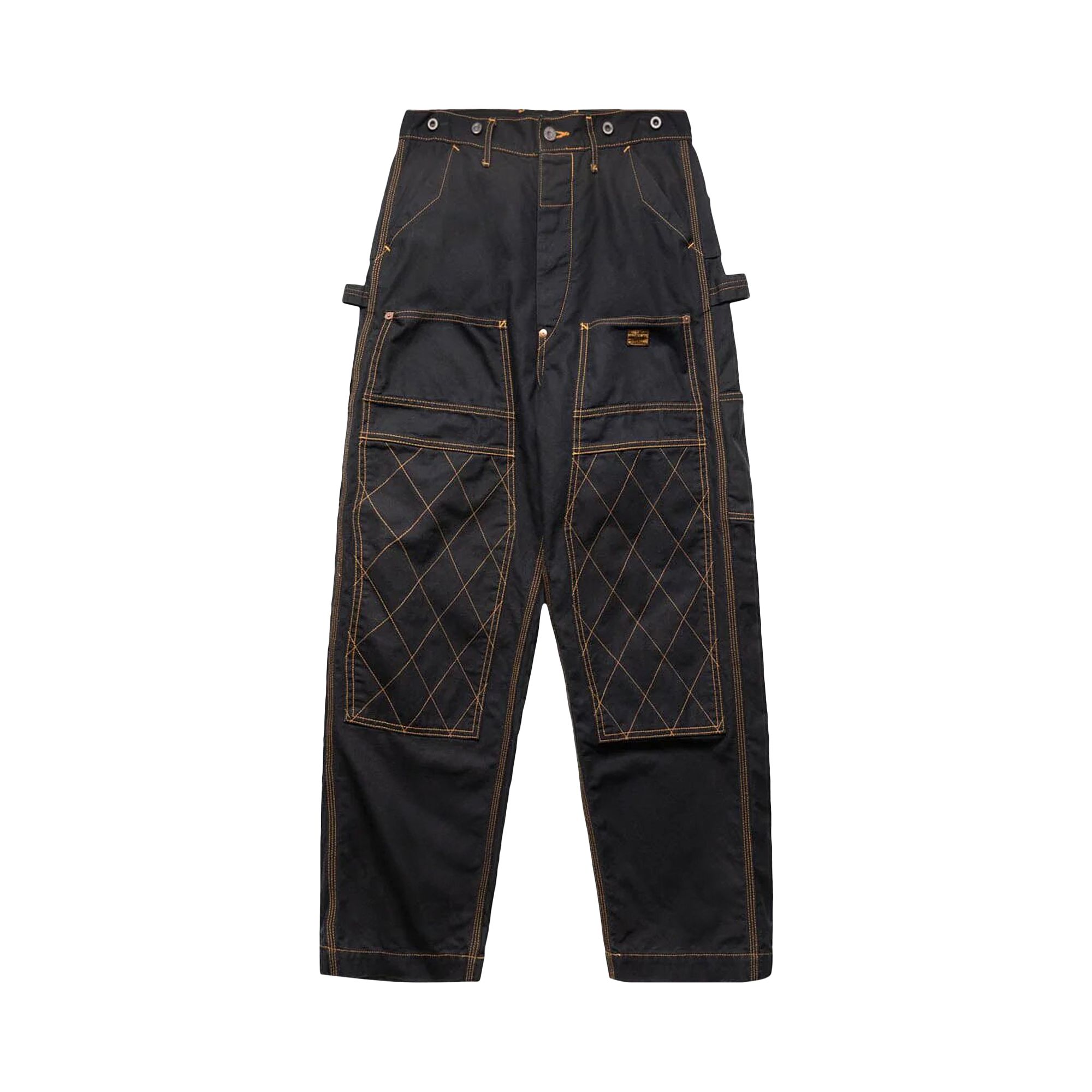 Pre-owned Kapital Light Canvas Lumber Pants 'black' | Men's Size 4