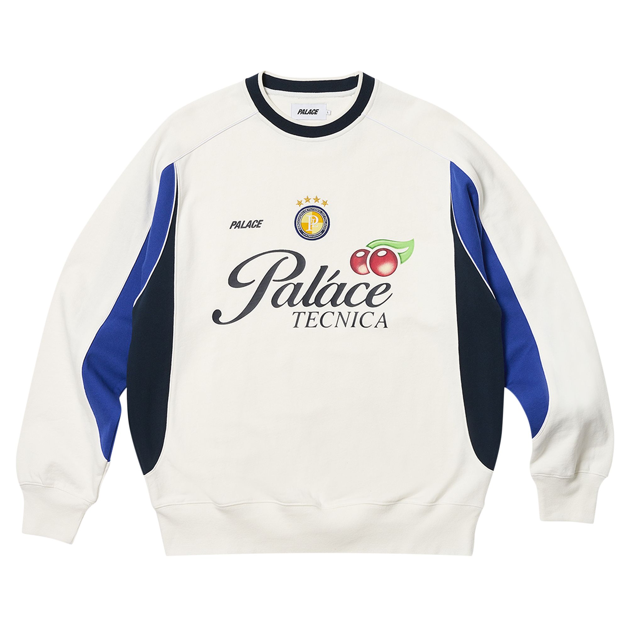 Pre-owned Palace Massimo Forza Crew 'white'