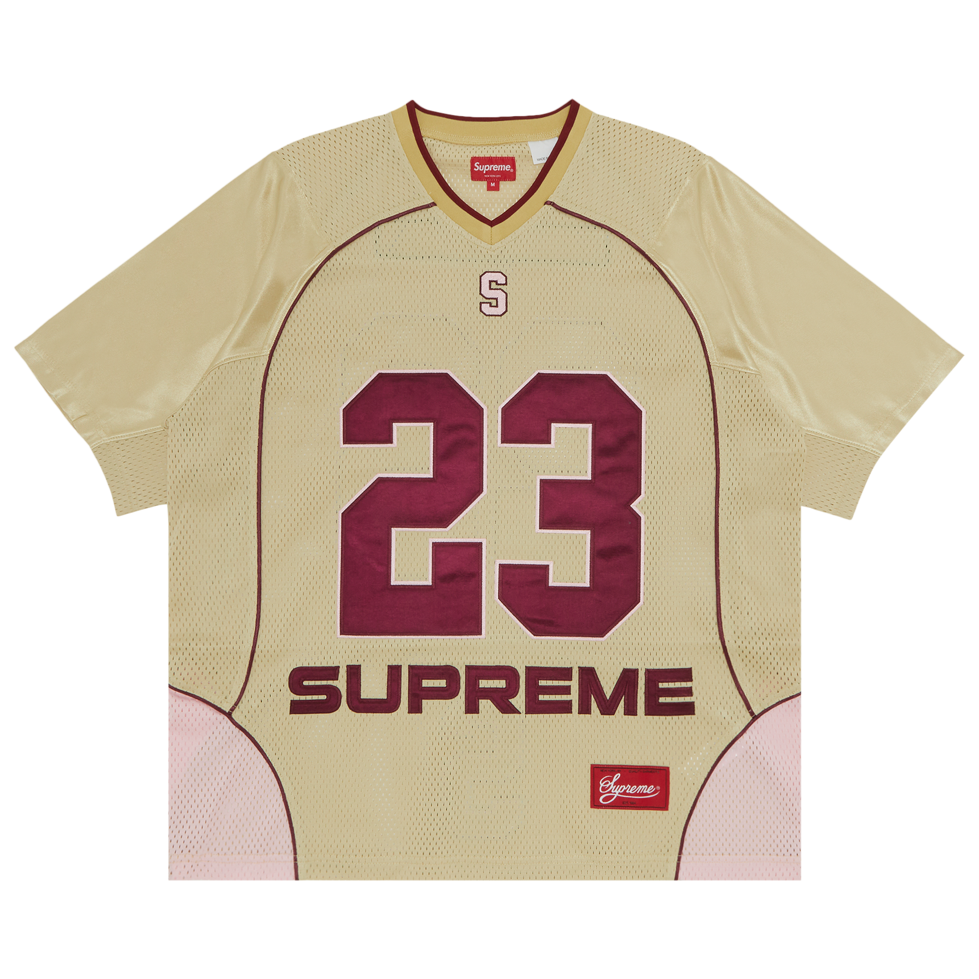 Pre-owned Supreme Perfect Season Football Jersey 'gold'