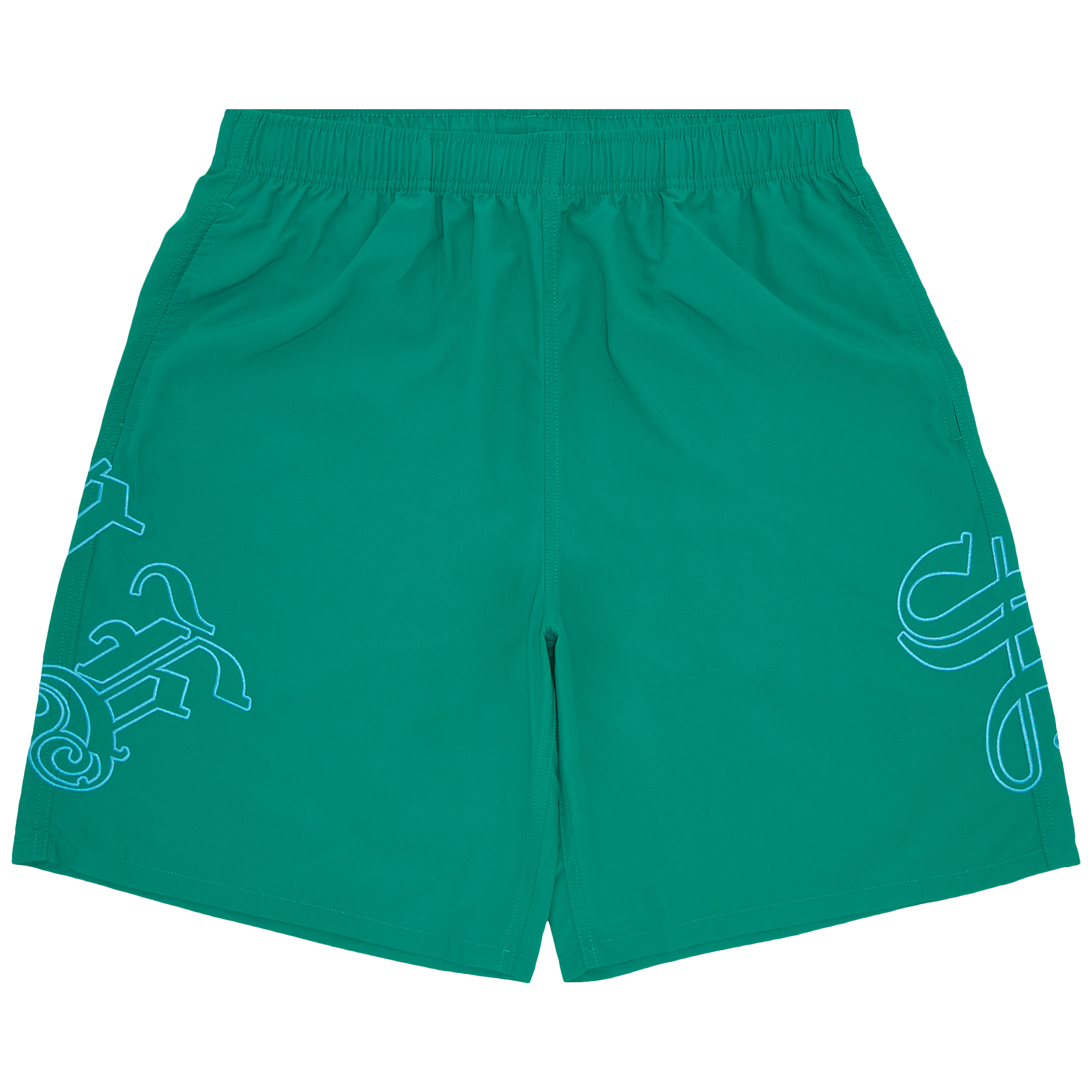 Pre-owned Supreme Old English Nylon Short 'green'