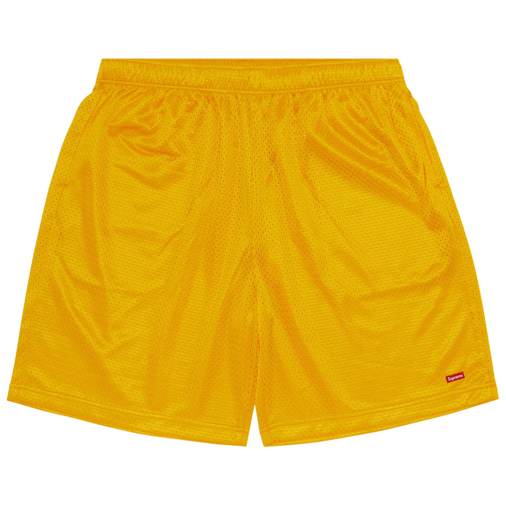 Pre-owned Supreme Small Box Baggy Mesh Short 'gold'