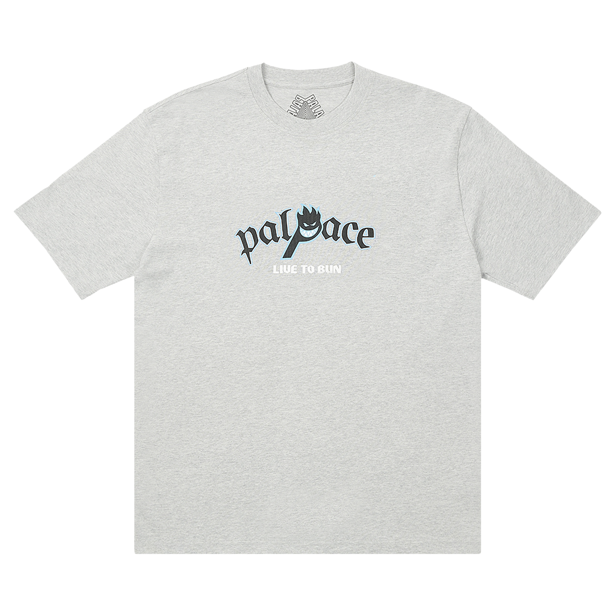 Pre-owned Palace X Spitfire P-head T-shirt 'grey'
