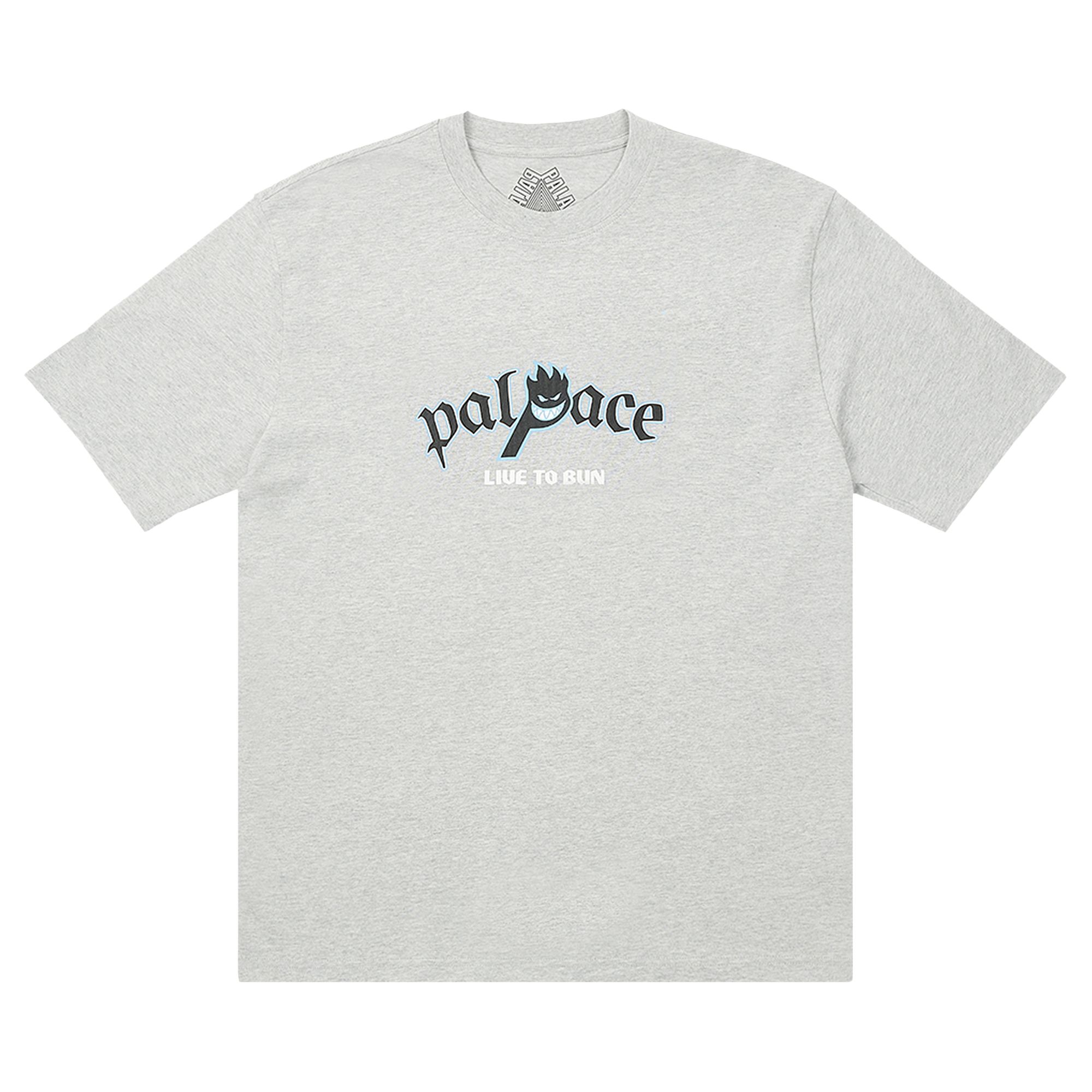Palace x Spitfire P-Head T-Shirt 'Grey' | Men's Size L
