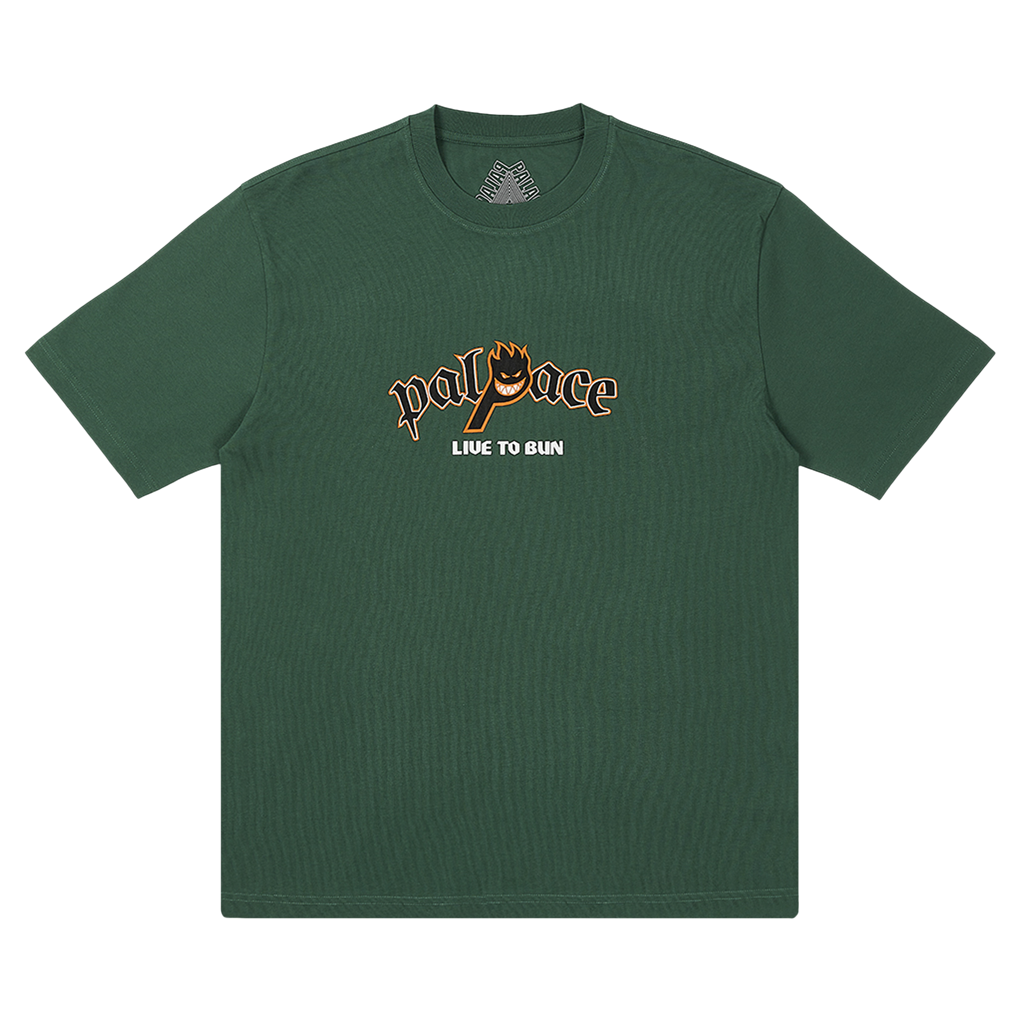 Pre-owned Palace X Spitfire P-head T-shirt 'green'