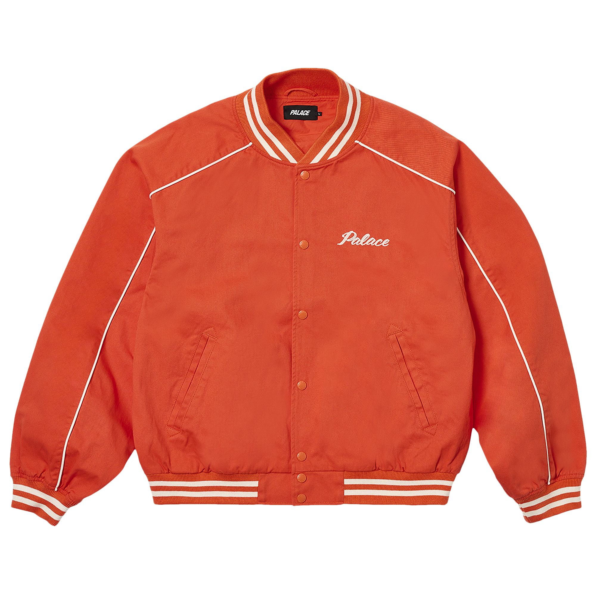 Pre-owned Palace Catch It Bomber Jacket 'jaffa' In Orange