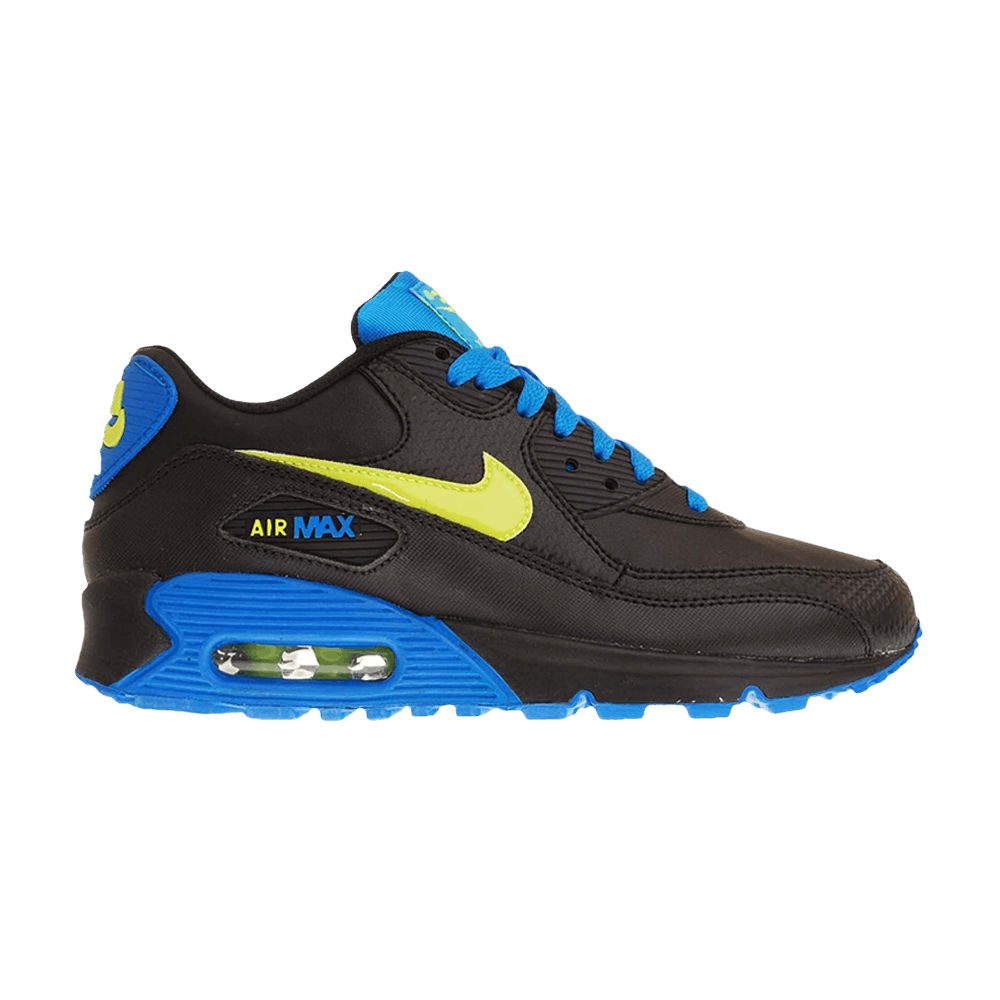 nike air max 90 volt blue and black