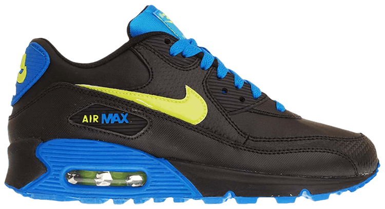 Buy Air Max 90 GS Black Volt Photo Blue 307793 060 GOAT NL