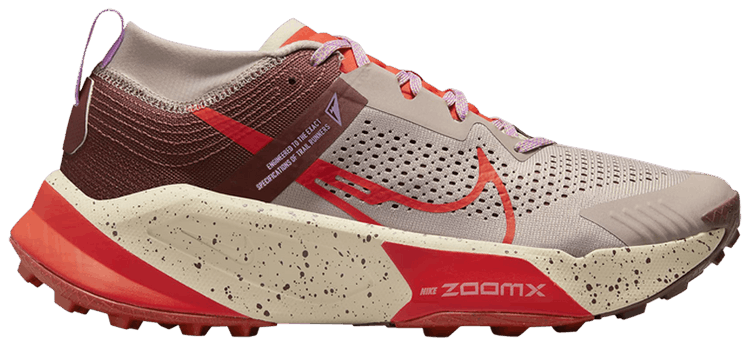 ZoomX Zegama 'Diffused Taupe Picante Red'