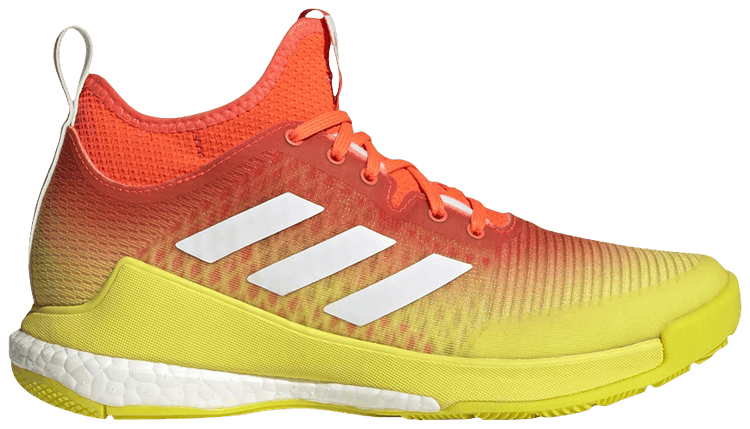 Adidas Wmns Crazyflight Mid Solar Red Acid Yellow